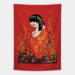 Kokeshi Hope of Klimt Tapestry