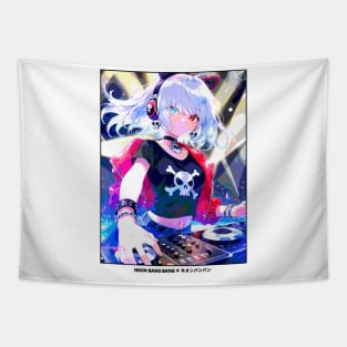 Japanese Anime Girl Streetwear - DJ Tapestry