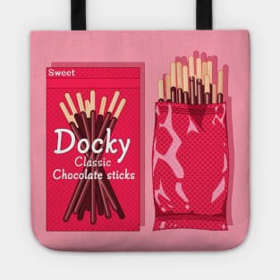 Japanese classic chocolate sticks Tote