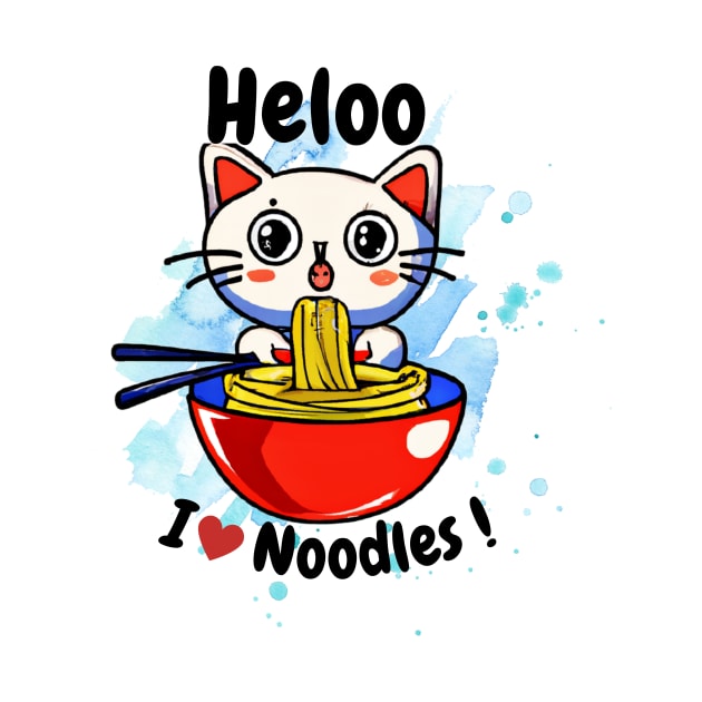 Cats and Noodles by Murmurshi