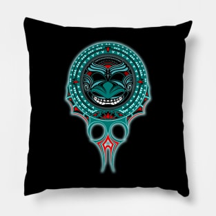 POLYNESIAN MASK 16 Pillow