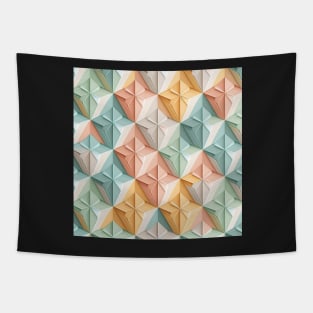 Geometric Repeating Pattern, pastel colours Tapestry