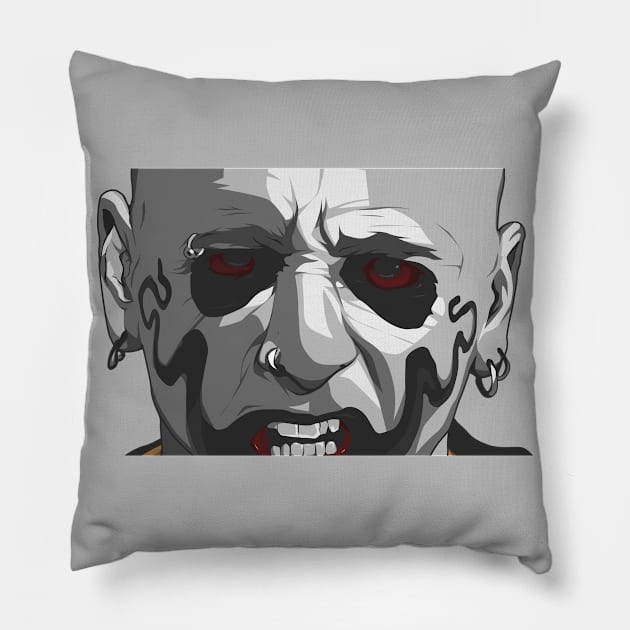 Mudvayne Pillow by JhomArtStore