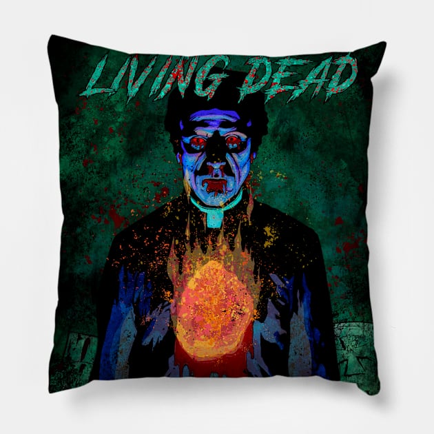 City of the living dead Pillow by forcefedartanddesign