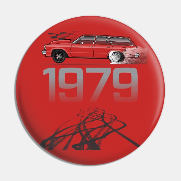 1979 multi Color Wagon Pin by JRCustoms44