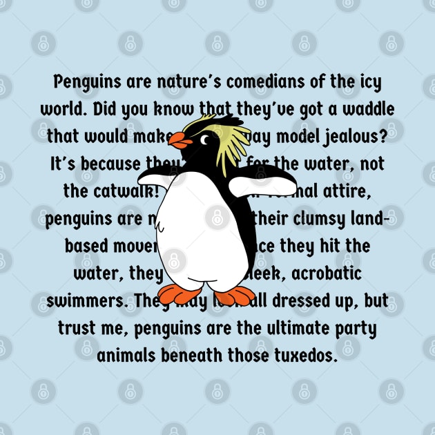 Funny Penguins Facts by Illustradise