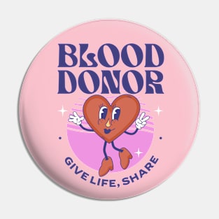 blood donation Pin