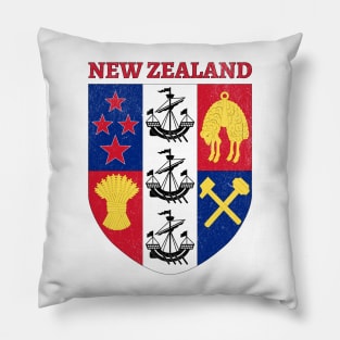 New Zealand Coat of Arms Pillow