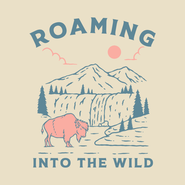 Roaming into The Wild Outdoor T-Shirt by LukmannHak