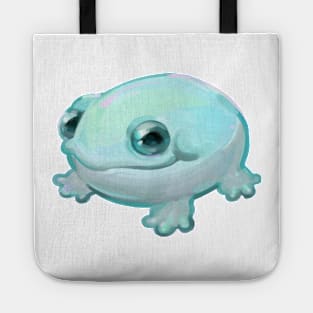 Smiley Frog Friend Painted Tote