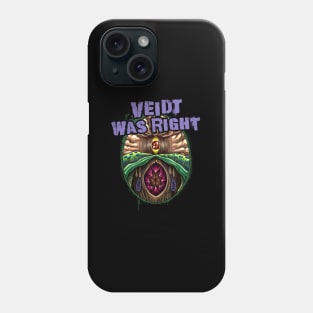 Veidt Was Right (Black Print) Phone Case