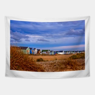 Beach Huts Hengistbury Head Bournemouth Dorset UK Tapestry