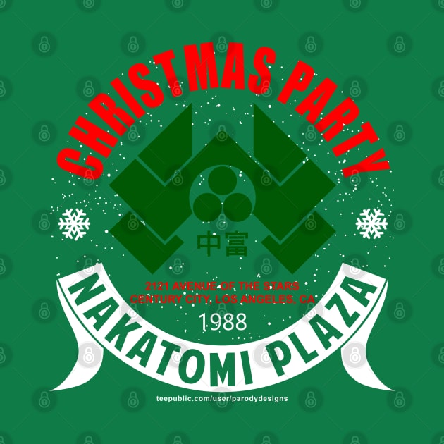 Nakatomi Plaza Christmas Party by Parody Designs