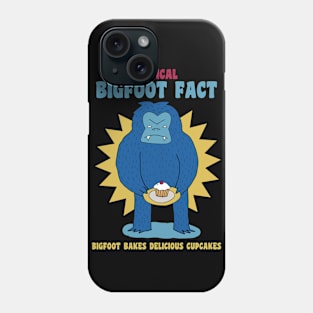 Bigfoot, Master of the Cupcake Arts Phone Case