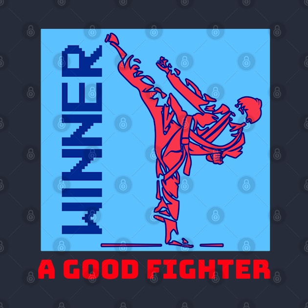 Martial Arts Winner A Good Fighter T-shirts Mug Apparel Notebook Gift by Eemwal Design