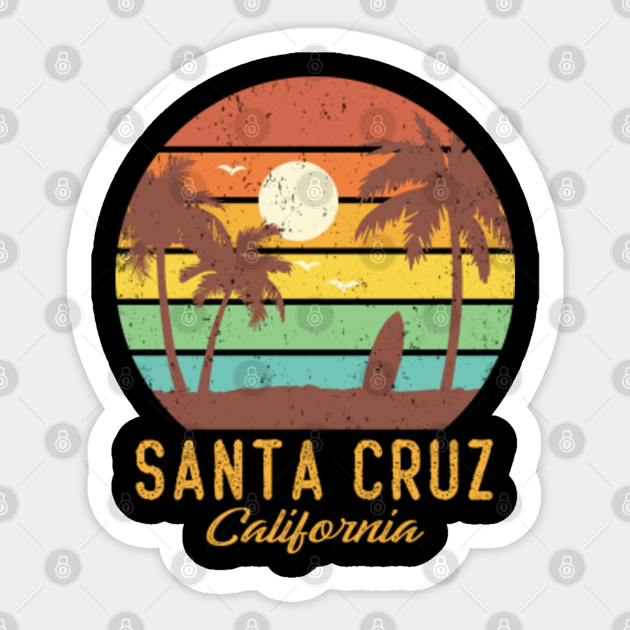 Santa Cruz California Santa Cruz Sticker Teepublic Unique santa cruz stickers designed and sold by artists. santa cruz california