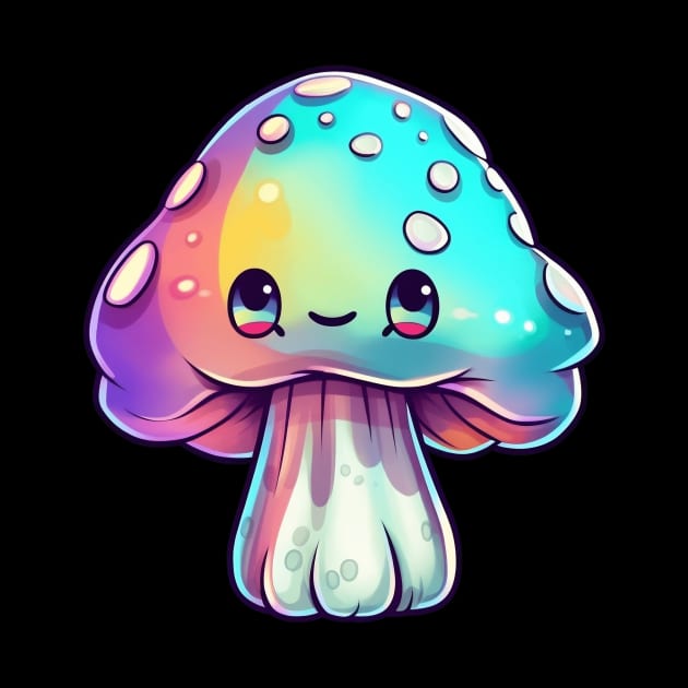 Cute Psychedelic Mushroom by HMMR-design