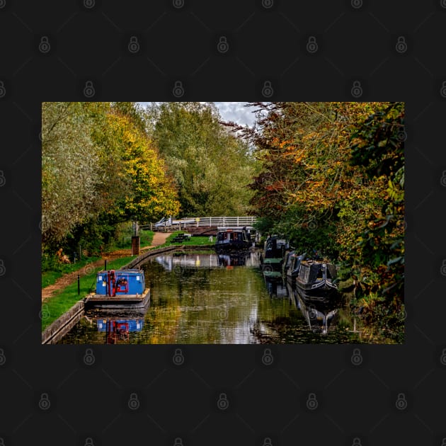 An Autumn Scene At Kintbury Lock by IanWL