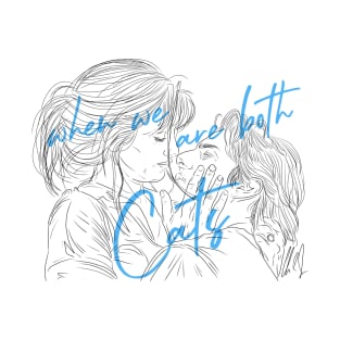 Vanilla Sky: when we are both cats [Outline] T-Shirt