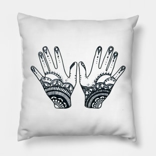 Henna Hands Pillow