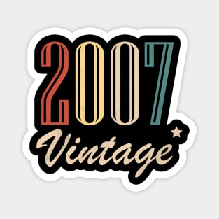 Vintage 2007 Magnet