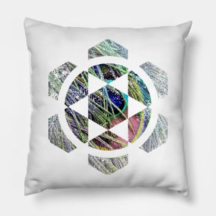 Geometric Hexagon Design Pillow