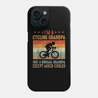 I'm A Cycling Grandpa Tshirt Funny Grandpa Cyclist Phone Case