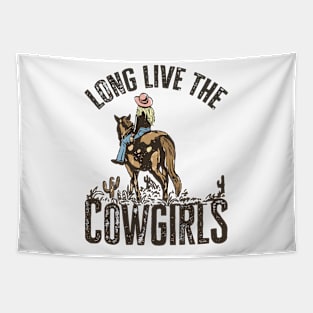 Long Live Howdy Rodeo Western Country Southern Cowgirls Tapestry