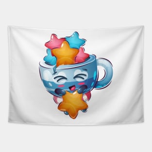 Cup filled with stars concept art Tapestry