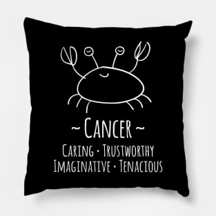 Cancer Zodiac Sign Pillow