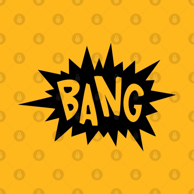 Bang: Pop Art Typographic Explosion by Jarecrow 