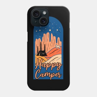 Happy Camper Camping with Dog Phone Case