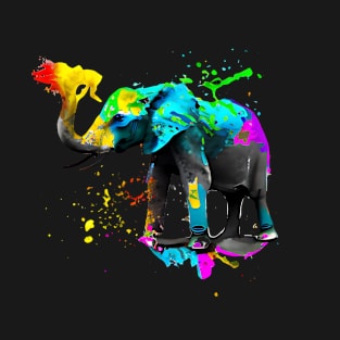 Safari art elephant T-Shirt