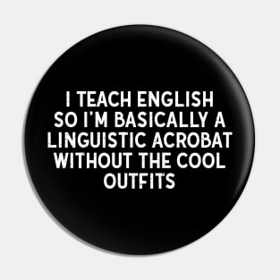 I teach English Pin