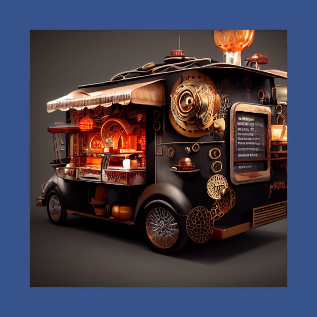 Steampunk Tokyo Ramen Food Truck by Grassroots Green