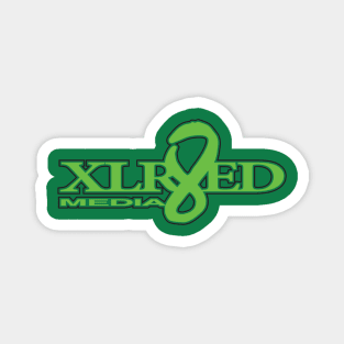 xlr8ed_logo_neon_green_w_blk_stroke Magnet