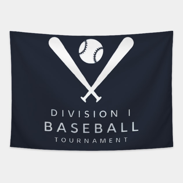 division 1 baseball tournament Tapestry by CreationArt8