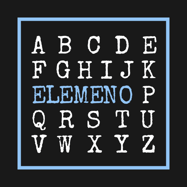 Elemeno Alphabet Design by amalya