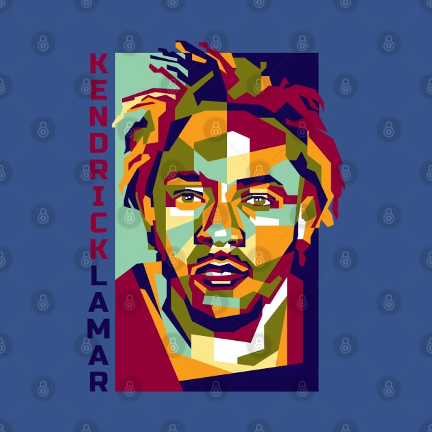Abstract Kendrick Lamar In WPAP by smd90