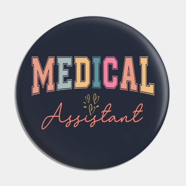 Medical Assistant MA CMA Nursing Doctor Assistant Student Pin by Flow-designs