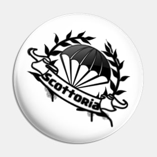 Black Spray Paint Logo Pin