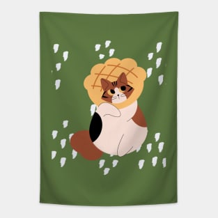 Melonpan cat Tapestry