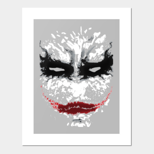 Why So Serious Joker Poster Und Kunst Teepublic De