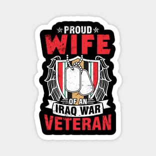 Proud Wife Of An Iraq War Veteran Happy Day Me You Husband Magnet