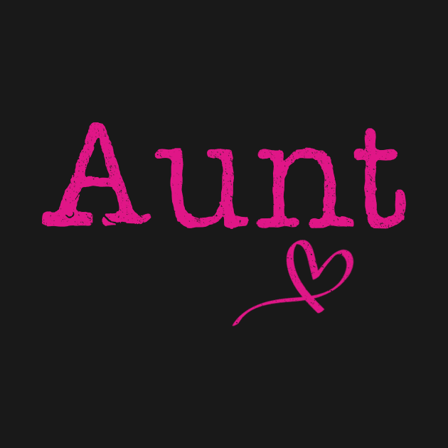 Auntie heart love aunt gift by Oska Like