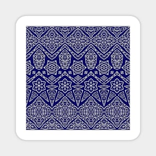 Ethnic patterns in oriental style. Magnet