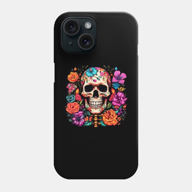 Gothic Gauntlet Flowers Phone Case by Colorful Days