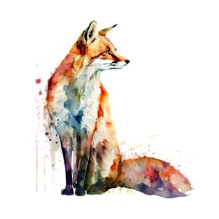 Fox Watercolour T-Shirt