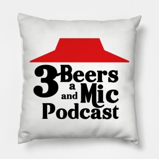 3 Beers and a Pizza Podcast Pillow