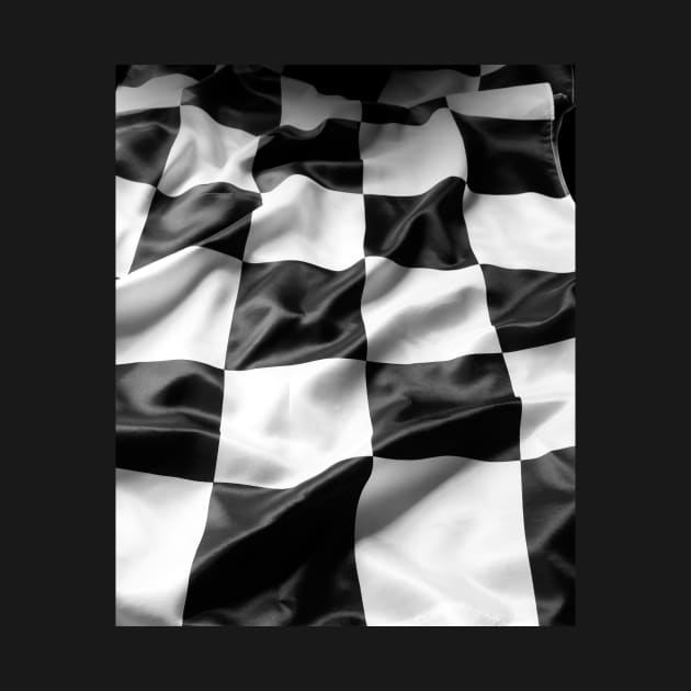 Checkered Flag in 3D First to the Chequered Flag by Abstractdiva